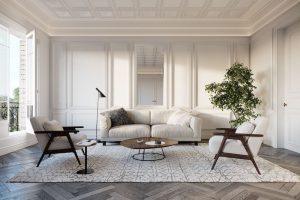 Traditional Living Room Panelling